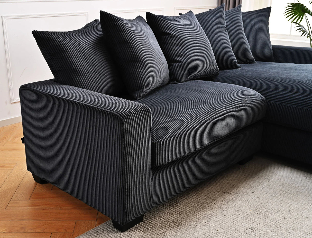 Luxe - Oversized 2 Piece Sectional Couches For Living Room, L Shaped Sofa With Chaise - Furniture Home Direct