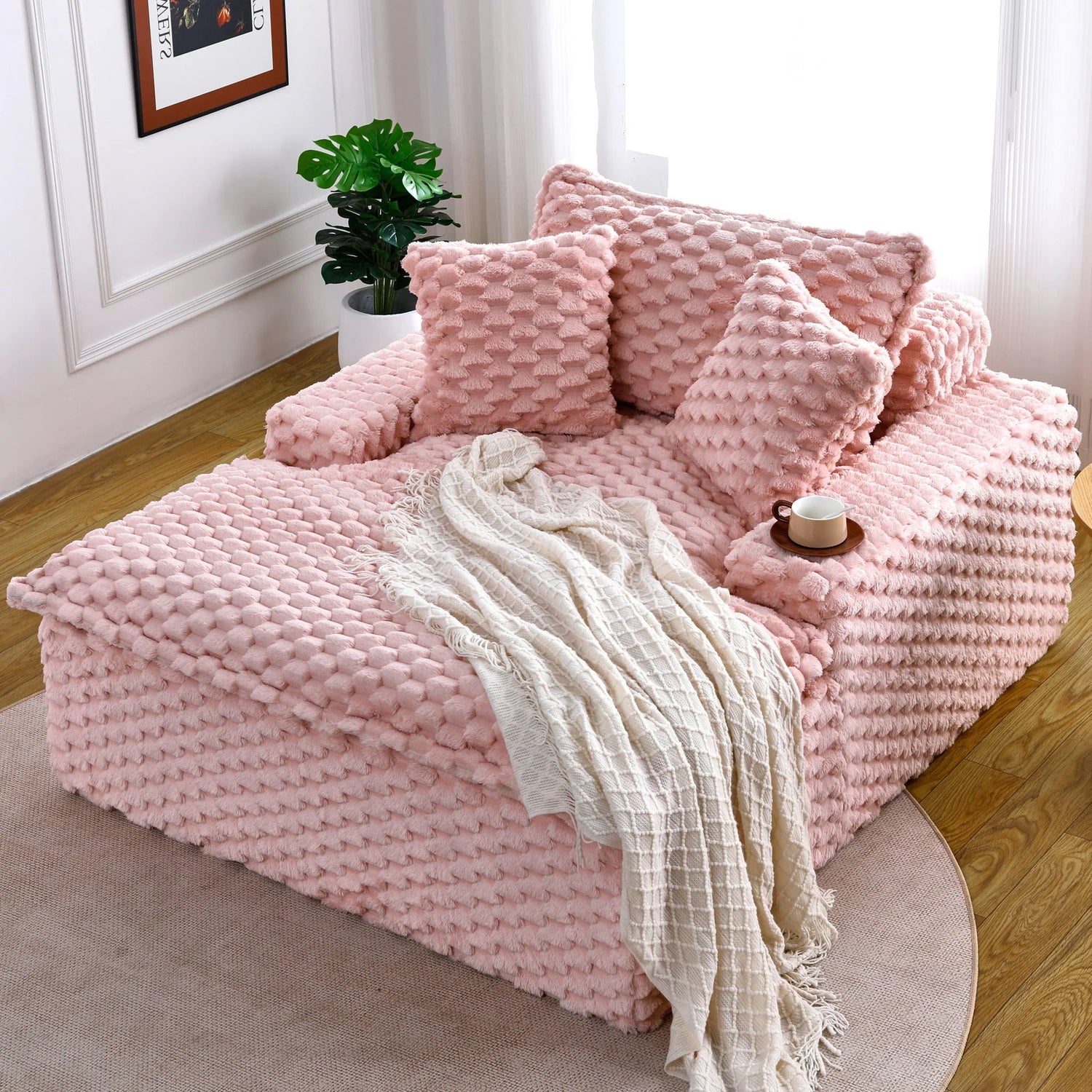 Harbor - Luxury Sofa Turtle Fleece Fabric - Furniture Home Direct