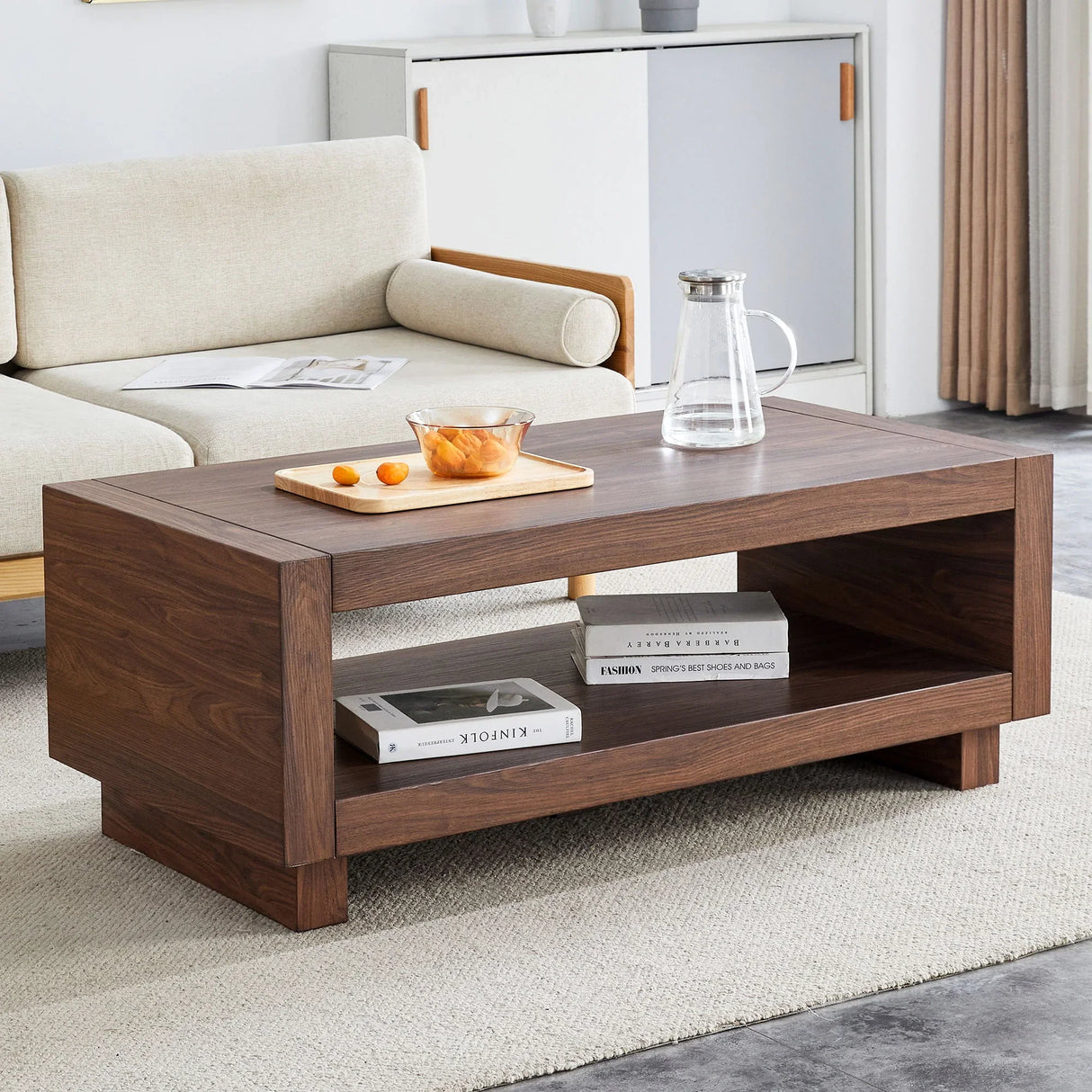 Modern Minimalist Rectangular Coffee Table - Furniture Home Direct