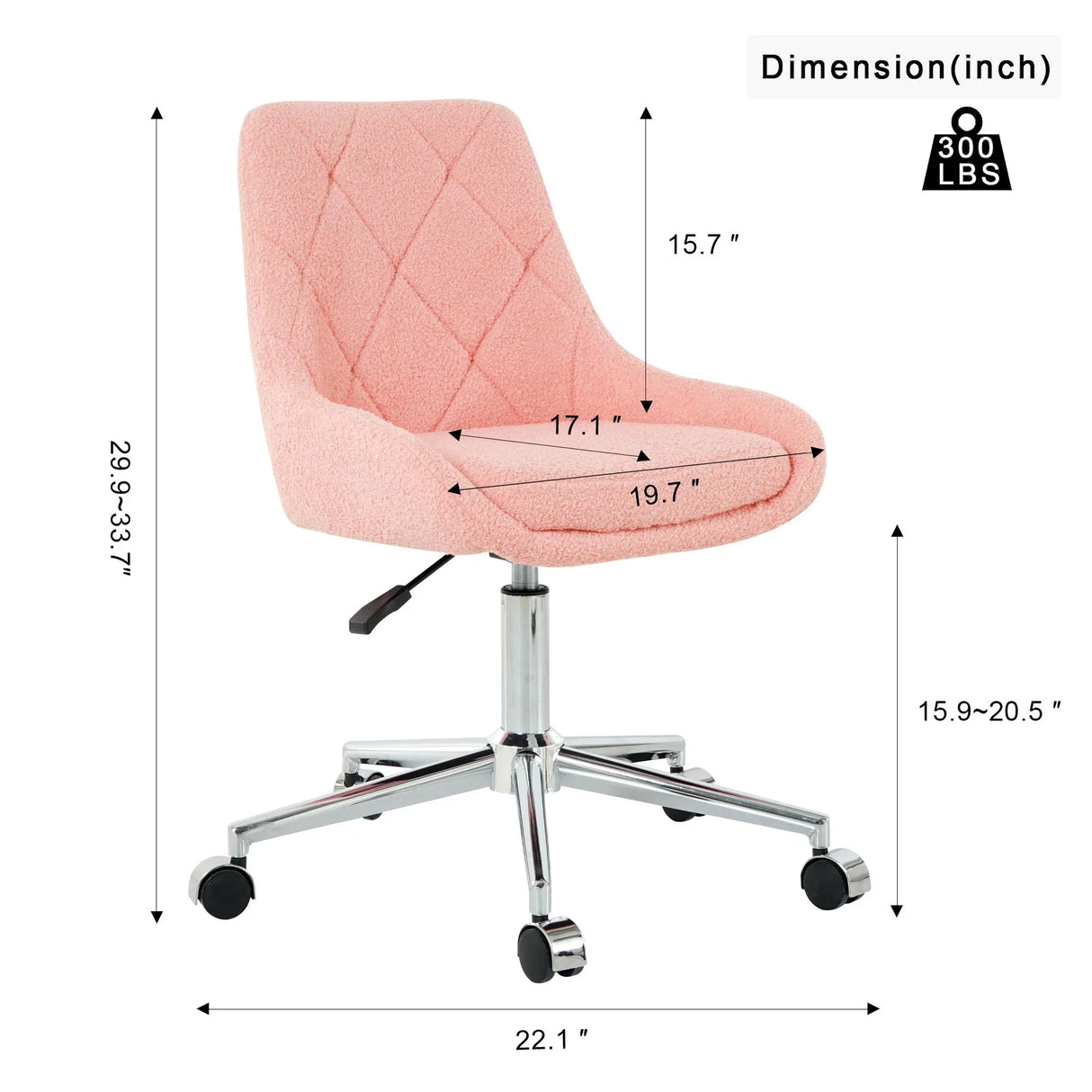 Adjustable And Space-Saving Chair With Golden Electroplated Legs - Furniture Home Direct