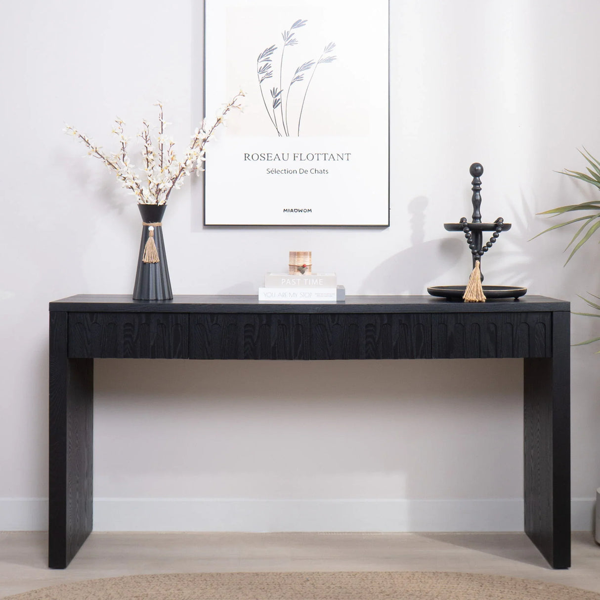 Modern Console Table With 4 Drawers, Entryway Table - Furniture Home Direct