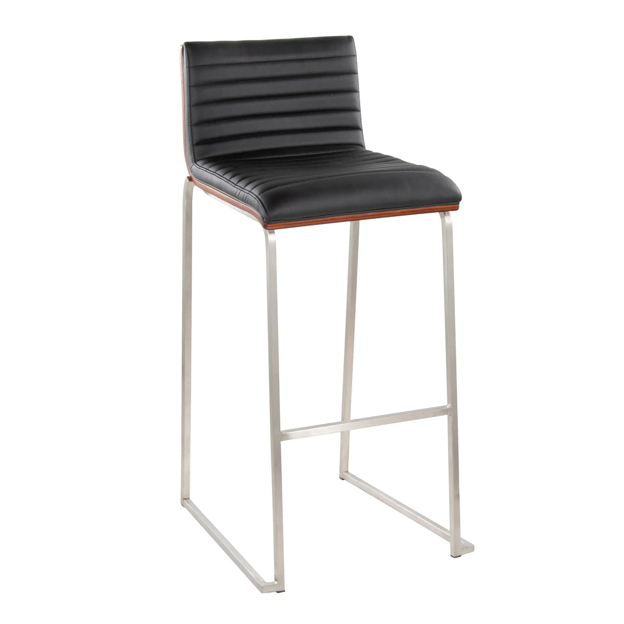Mason Mara - Contemporary Fixed Height Barstool (Set of 2) - Furniture Home Direct