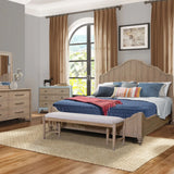 Elegant Design Panel Bed With Transitional Casual Design - Furniture Home Direct