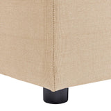 Cleo - Modular Upholstered Deep Seating Patio Armless Loveseat - Furniture Home Direct
