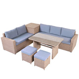 Outdoor 6-Piece Sectional Set - Furniture Home Direct