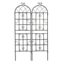 Metal Garden Rustproof Trellis For Climbing Plants Outdoor Flower Support - Furniture Home Direct