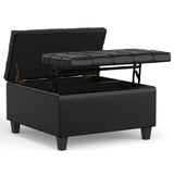 Harrison - Upholstered Coffee Table Storage Ottoman - Furniture Home Direct