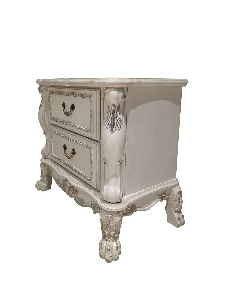 Dresden II - Nightstand - White - Furniture Home Direct