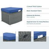Semi-Circle Outdoor Sectional Set - Furniture Home Direct