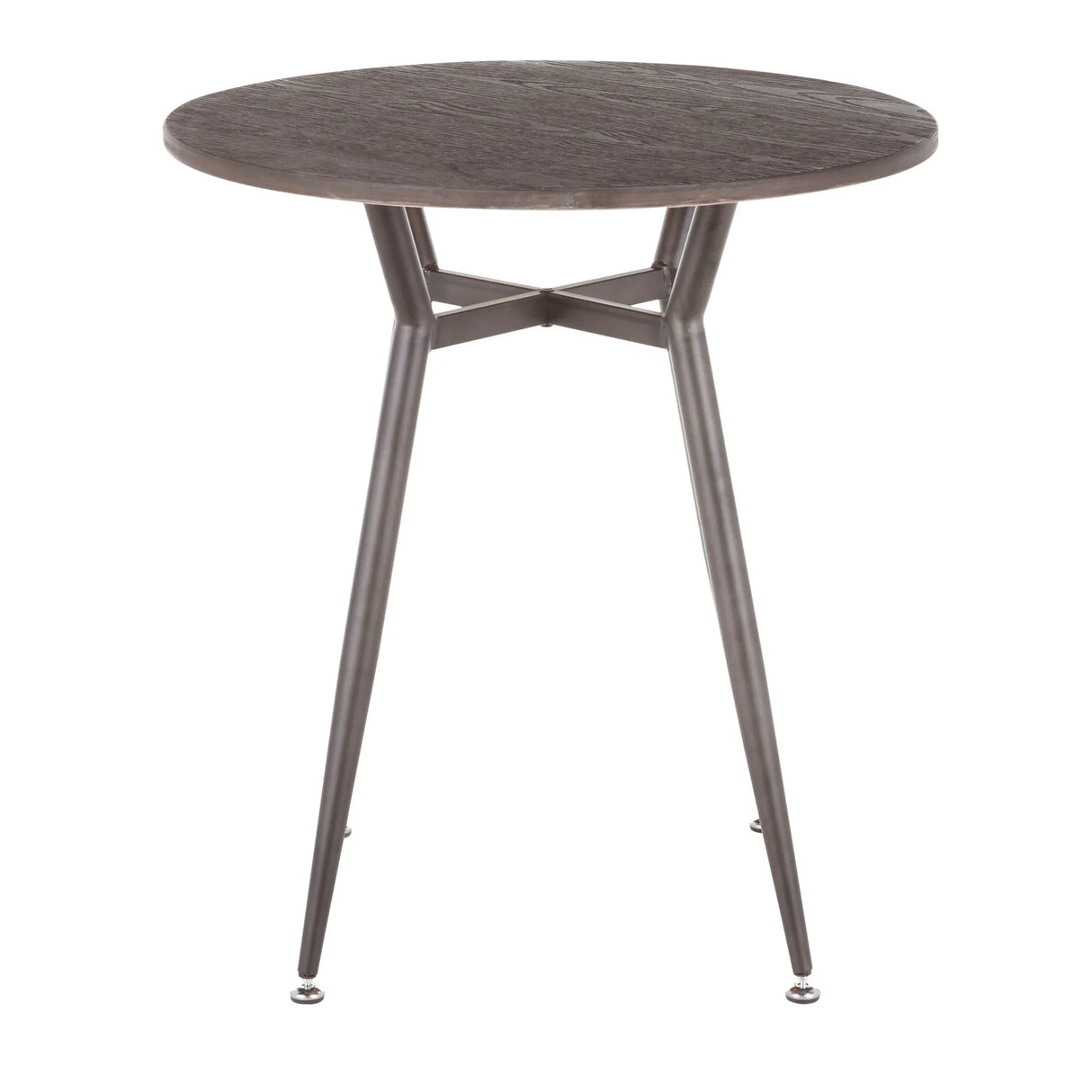 Clara - Industrial Round Dinette Table - Furniture Home Direct
