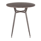 Clara - Industrial Round Dinette Table - Furniture Home Direct