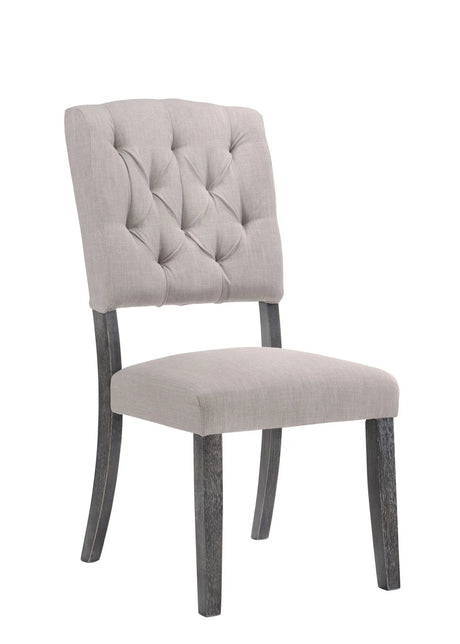 Bernard - Weathered Side Chair (Set of 2) - Furniture Home Direct