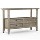 Amherst - Console Sofa Table, Handcrafted - Furniture Home Direct