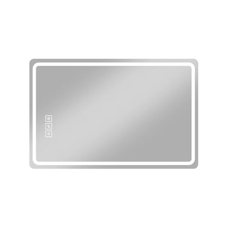 Bathroom Mirror Vanity Mirrors With Front Lights, Wall Mounted, Anti-Fog, Frameless, Horizontal Or Vertical - Furniture Home Direct