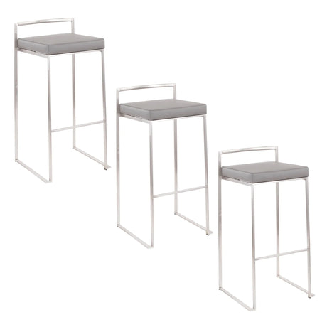 Fuji - Contemporary And Elegant Design Stackable Barstool - Furniture Home Direct