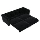 3 In 1 Pull Out Convertible Sleeper Sofa Bed - Furniture Home Direct