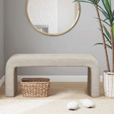 Waterfall Bench - Beige - Furniture Home Direct