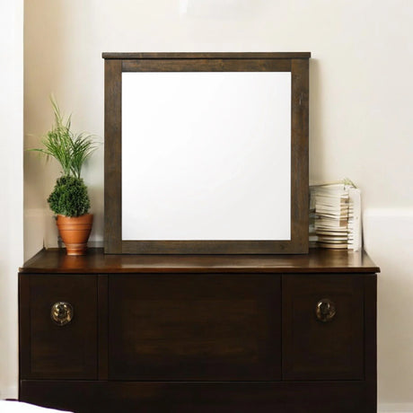 Merrilee - Mirror - Oak - Furniture Home Direct