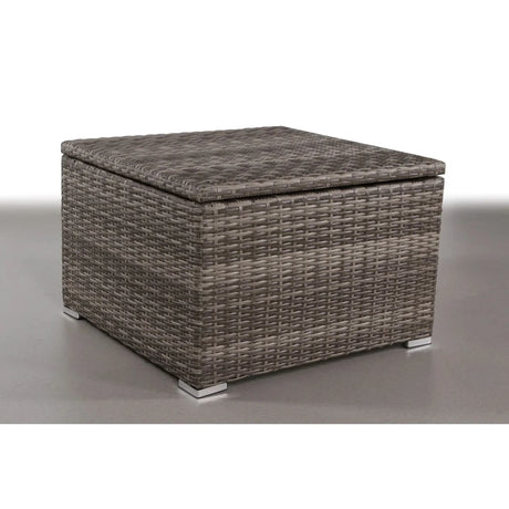 Outdoor Storage End Table - Gray Mix - Furniture Home Direct
