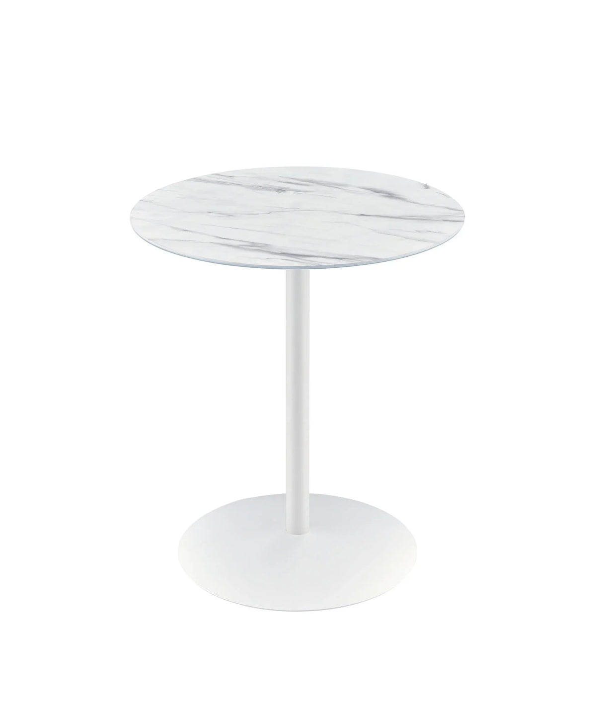 Circa - 17.5" End Table With Marble Textured Top - Furniture Home Direct