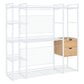 Open Style Wardrobe With Hanging Rails, Shelves And Drawers - Furniture Home Direct