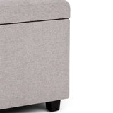 Cosmopolitan - Upholstered Storage Ottoman - Furniture Home Direct