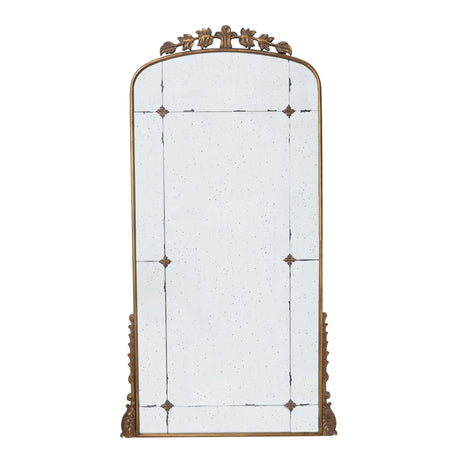 Lavish - Full Length Mirror, AntiqueMetal Floor Mirror For Living Room, Bedroom - Gold - Furniture Home Direct