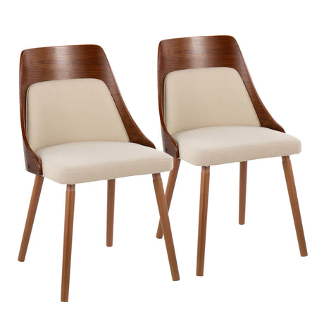 Anabelle - Mid-Century Modern Chair (Set of 2) - Furniture Home Direct