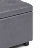 Cosmopolitan - Upholstered Storage Ottoman - Furniture Home Direct