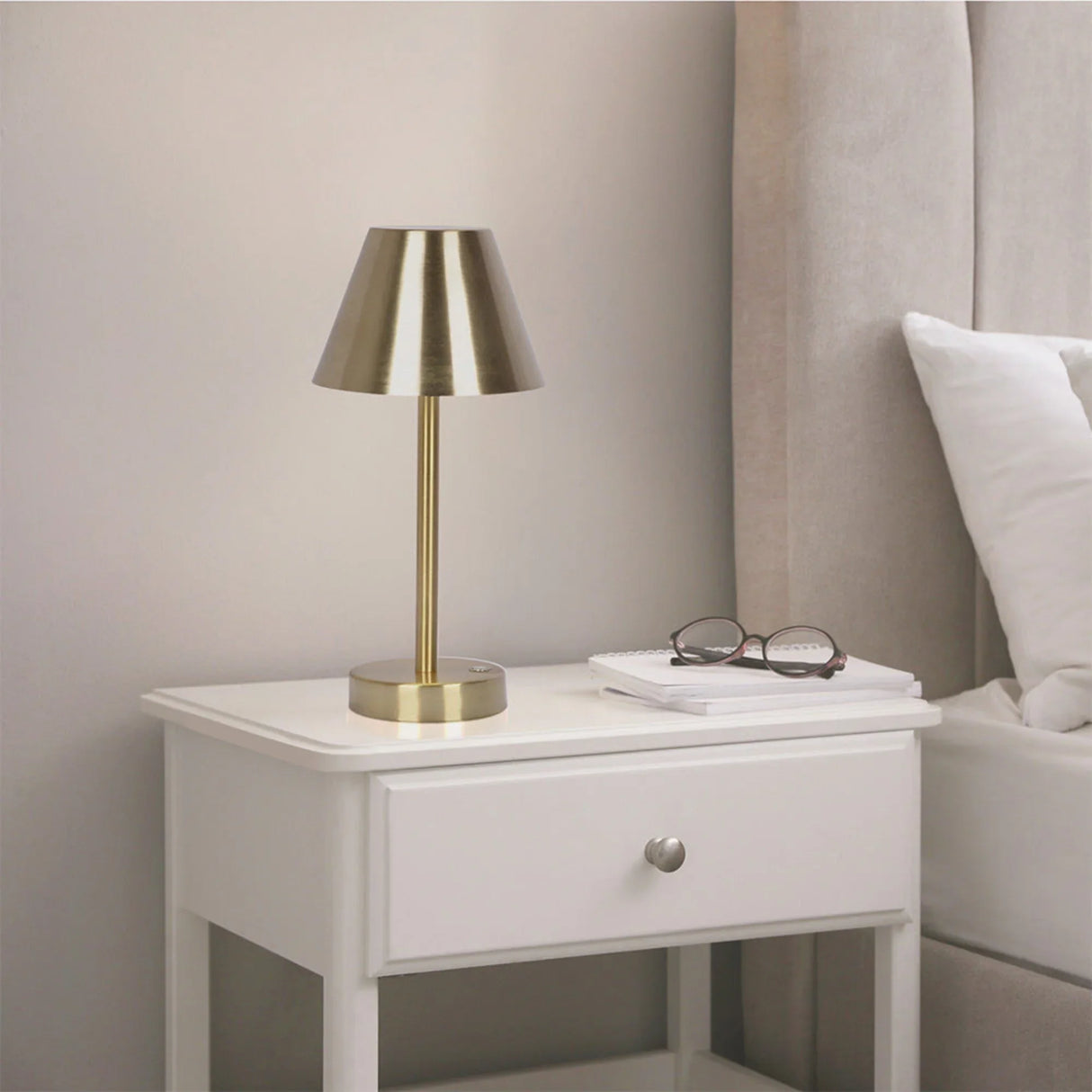 Elegance Rechargeable LED Table Lamp LED Touch Switch - Furniture Home Direct