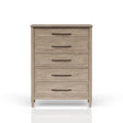 5 Drawer Chest - Sand - Furniture Home Direct