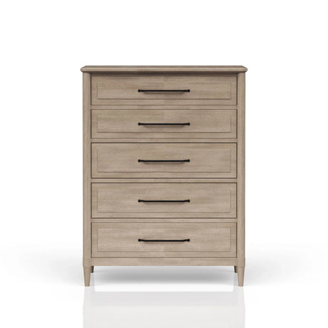 5 Drawer Chest - Sand - Furniture Home Direct