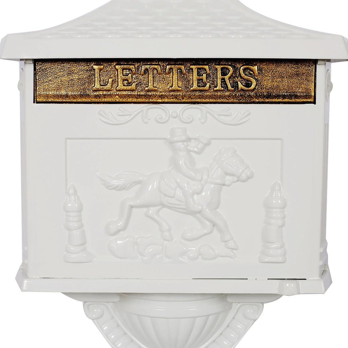 Cast Aluminum Mail Box, Postal Box, Mailbox - Furniture Home Direct