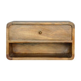 Curve Upper Slot Floating Nightstand - Furniture Home Direct
