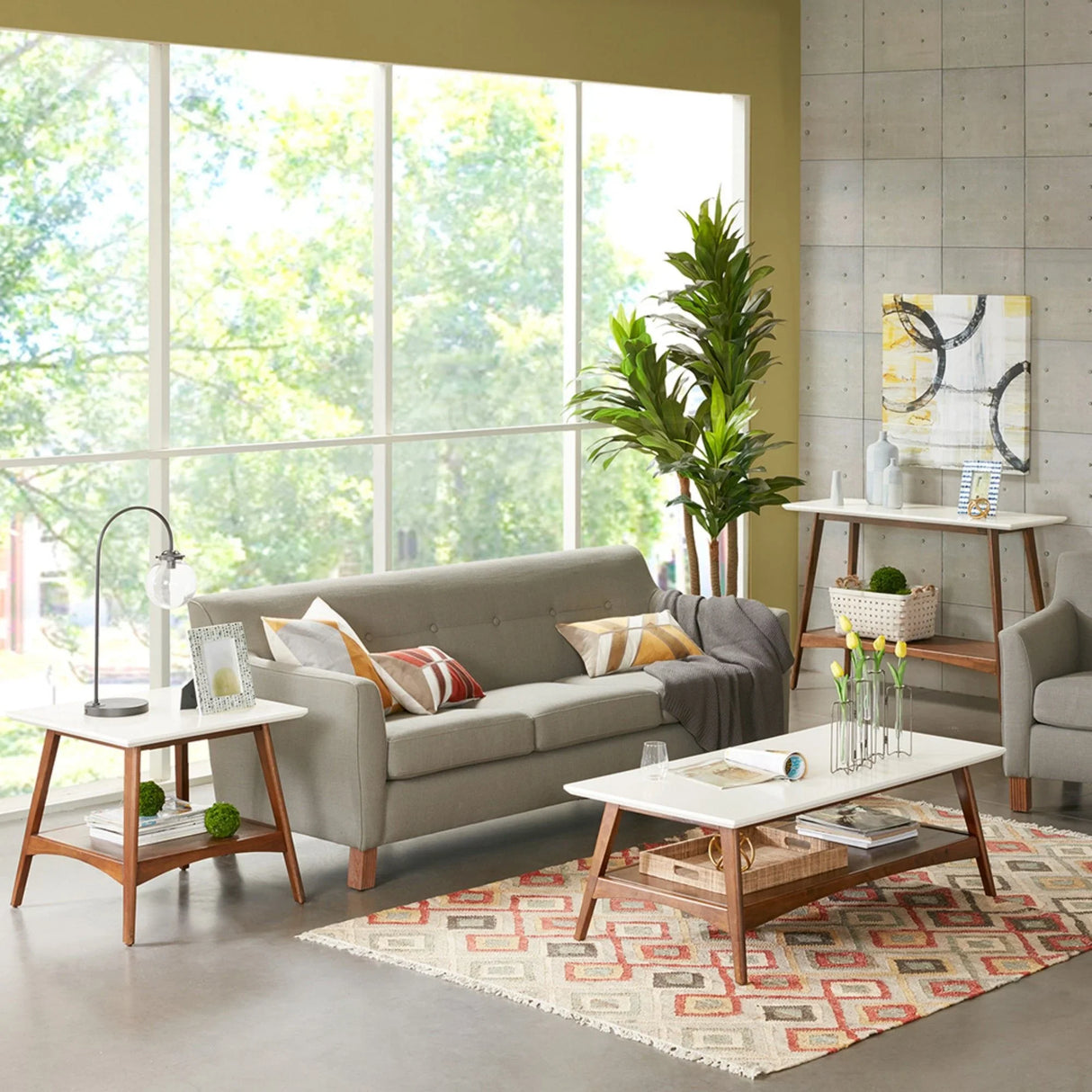 Modern Table With Extra Storage - Furniture Home Direct