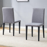 Versatile Dining Chairs With Comfortable Design And Metal Legs - Furniture Home Direct