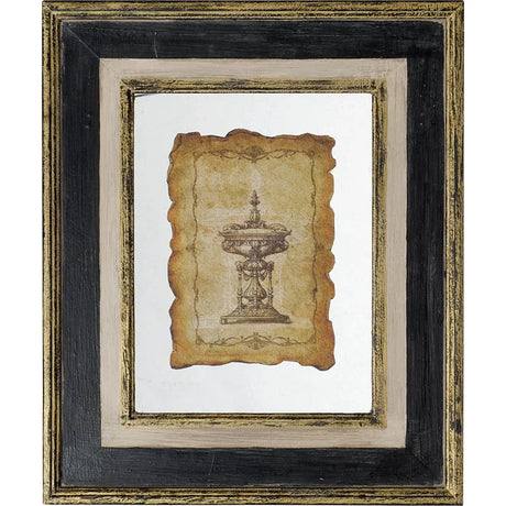 Lucian - Framed Antiqued Sculpture Print - Furniture Home Direct