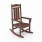 Traditional Porch Rocker Classic HDPE Poly Lumber For Porch, Patio, And Garden Comfort - Furniture Home Direct
