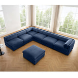Modern Modular Sectional Sofa With Storag, Contemporary Cylindrical Design - Furniture Home Direct