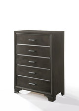 Carine II - Chest - Gray - Furniture Home Direct