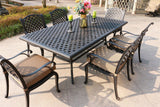 Rectangular 6 Person 85.83" Long Dining Set With Cushions - Furniture Home Direct