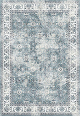 Toucan - Washable Non - Slip Area Rug, Elegant Design - Silver - Furniture Home Direct