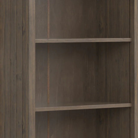 Lev - Bookcase - Smoky Brown - Furniture Home Direct