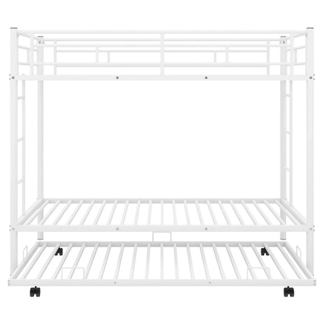 Twin Over Twin Bunk Bed With Trundle - Furniture Home Direct