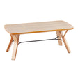 Folia - Mid-Century Modern Bench - Natural - Furniture Home Direct