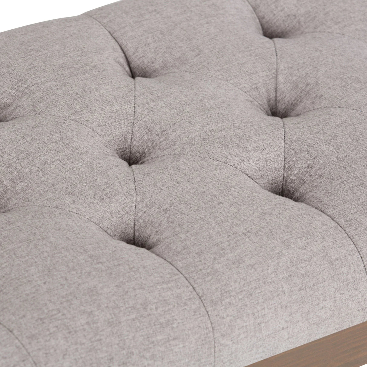Waverly - Upholstered Tufted Ottoman Bench - Furniture Home Direct