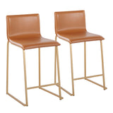 Mara - Contemporary Counter Stool Elegant Design (Set of 2) - Furniture Home Direct