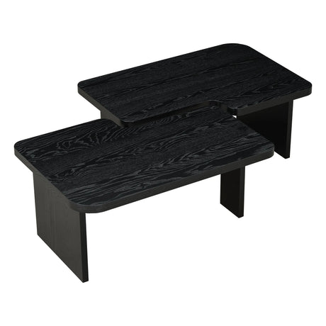 Modern Minimalist Coffee Table Set With Splicing Design - Furniture Home Direct