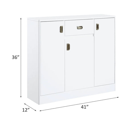 Pagan - High Gloss Server - White - Furniture Home Direct