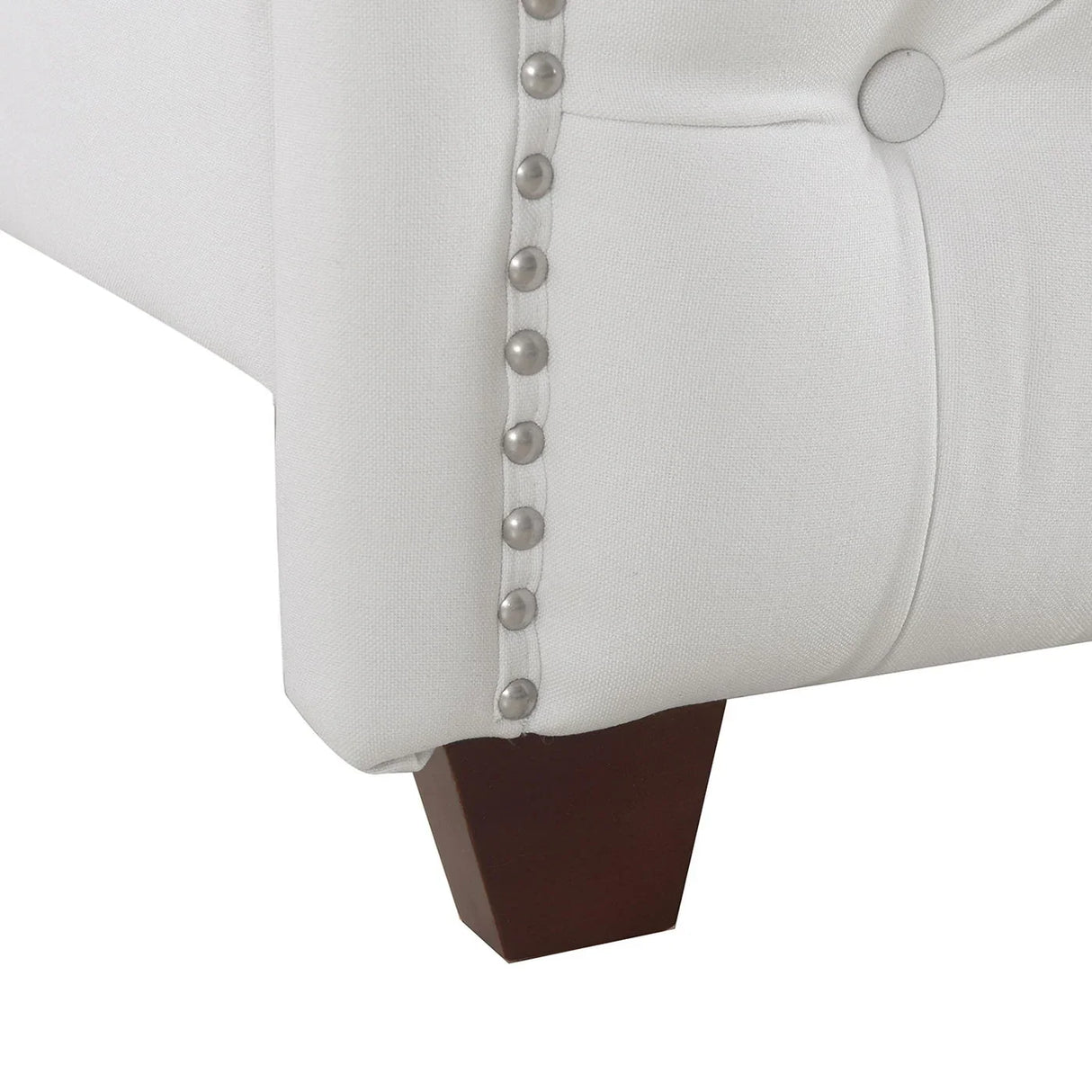 Marcella - Upholstered Shelter Headboard Bed Set - Furniture Home Direct